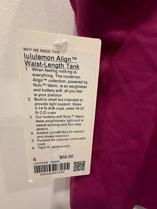 Lululemon Align Tank - Picture 3 of 4